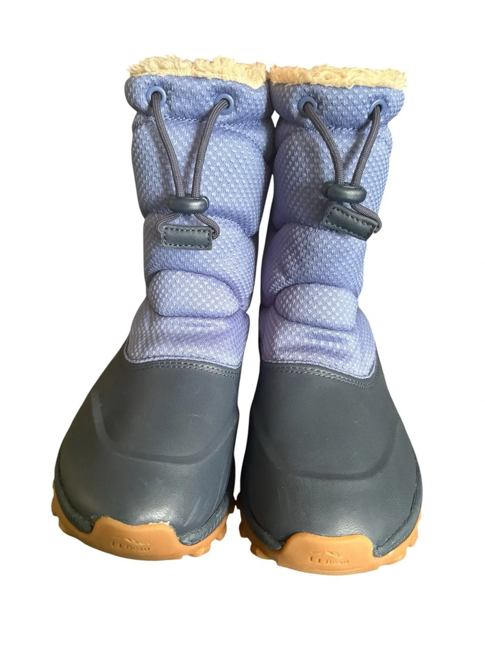 NWOT L.L. Bean Kids' Access Winter Pull-On Boots in Carbon Navy Blue Size 4
